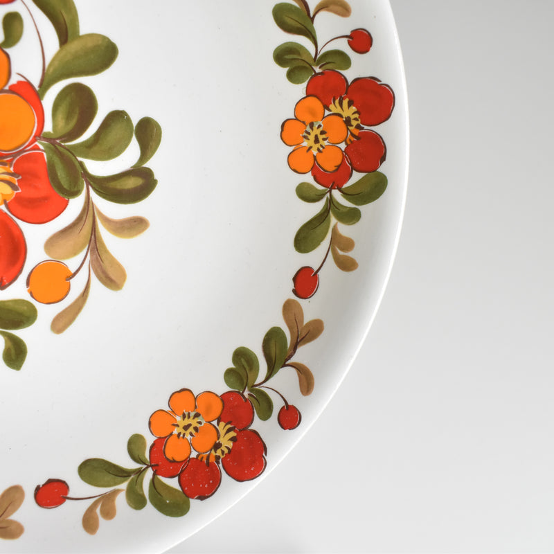 ヴィンテージ深皿 オルシー ムランデルー Fleurs Oranges A