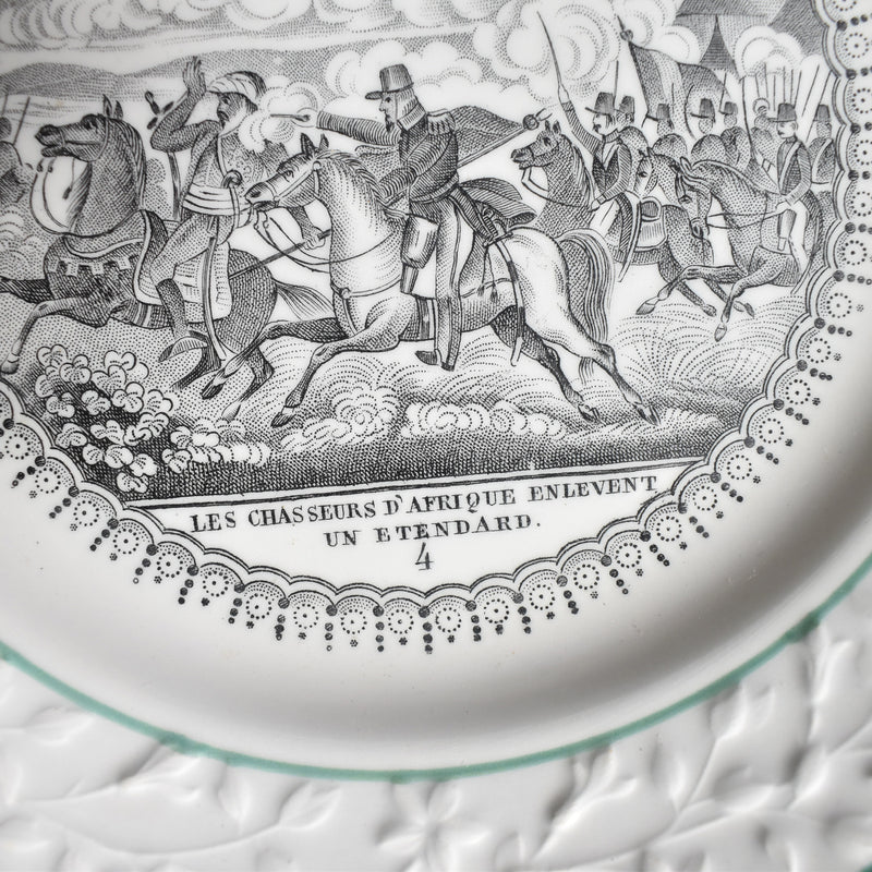 Antique Dessert Plate, H&B Choisy-le-Roi, ISLY