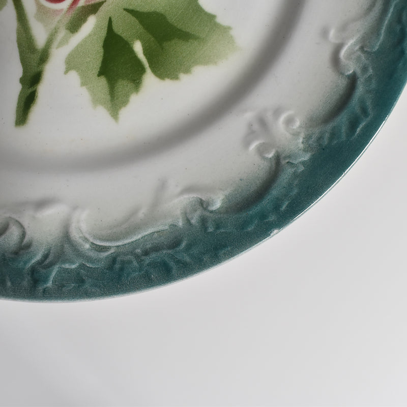 Antique Plate: Pécsenne, Raisins B