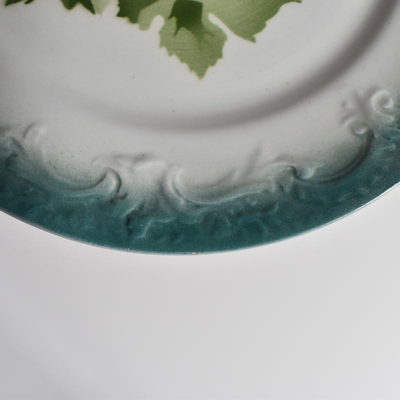 Antique Plate: Pécsenne, Raisins B