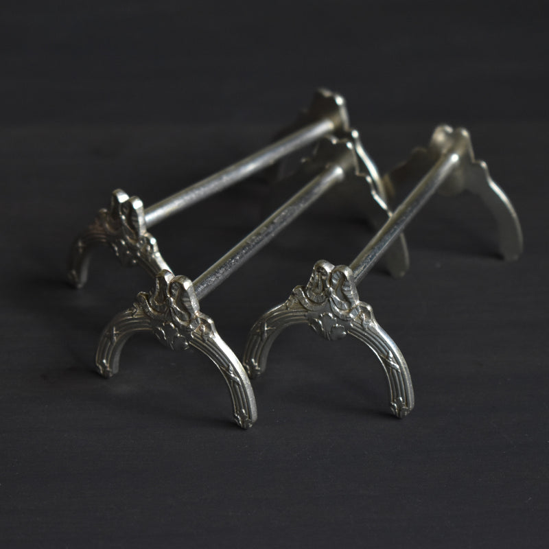 Antique knife rest, silver-plated, Boulenger A