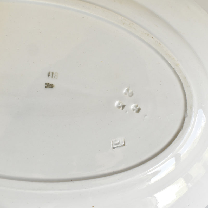 Vintage Oval Plate, Saint-Amand, Ceranord