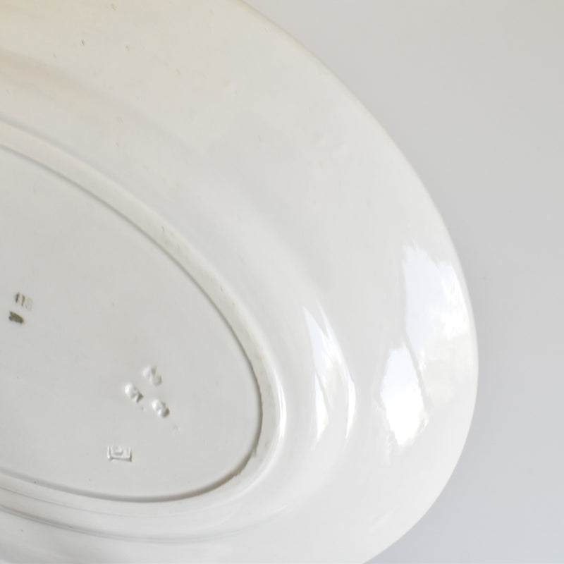 Vintage Oval Plate, Saint-Amand, Ceranord