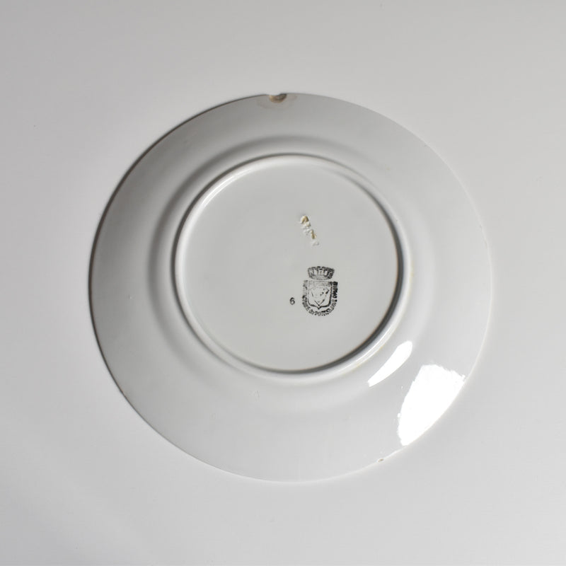 Antique Plate Pecsonne Raisins C