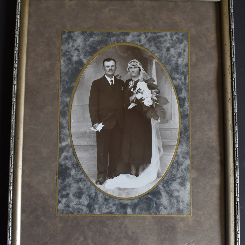 Vintage Frame Silver Marriage