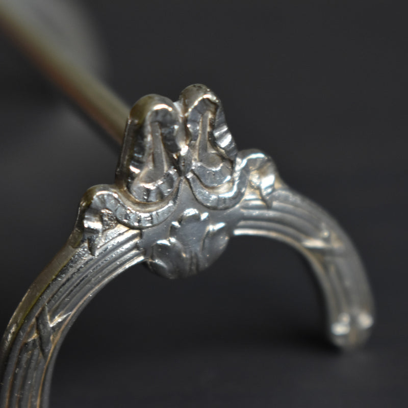 Antique knife rest, silver-plated, Boulenger A