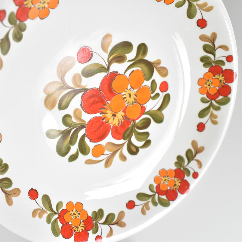 ヴィンテージ深皿 オルシー ムランデルー Fleurs Oranges B