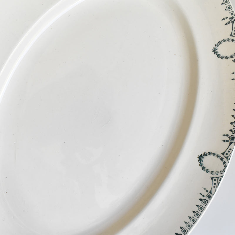 Vintage Oval Plate, Saint-Amand, Ceranord