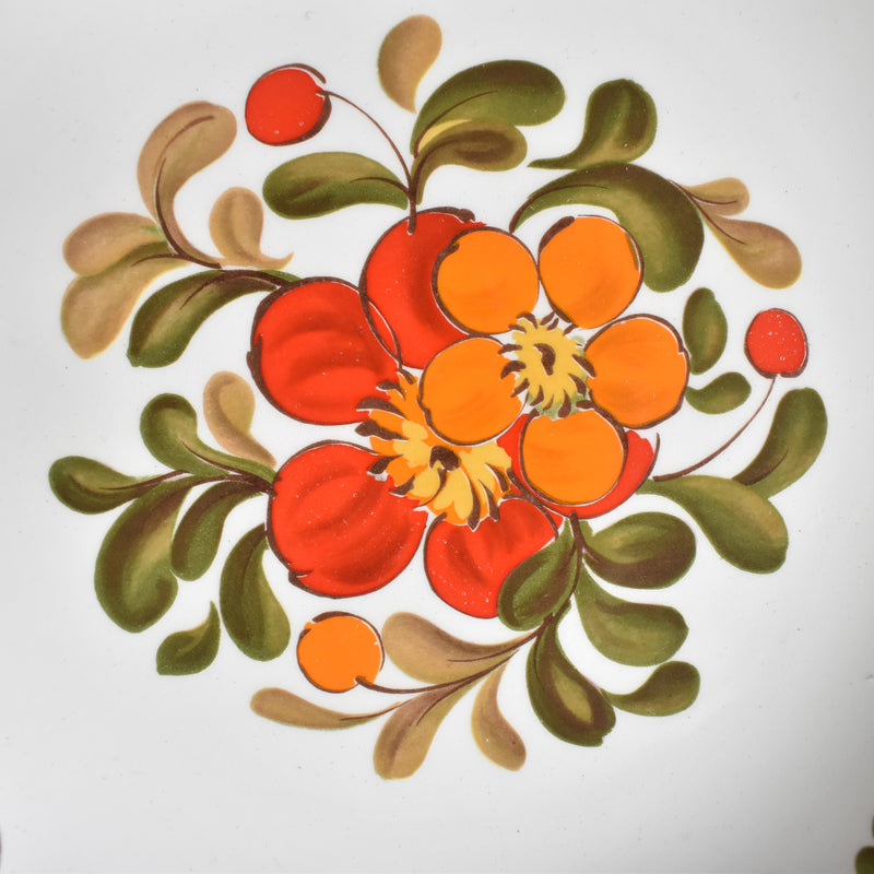 ヴィンテージ深皿 オルシー ムランデルー Fleurs Oranges B