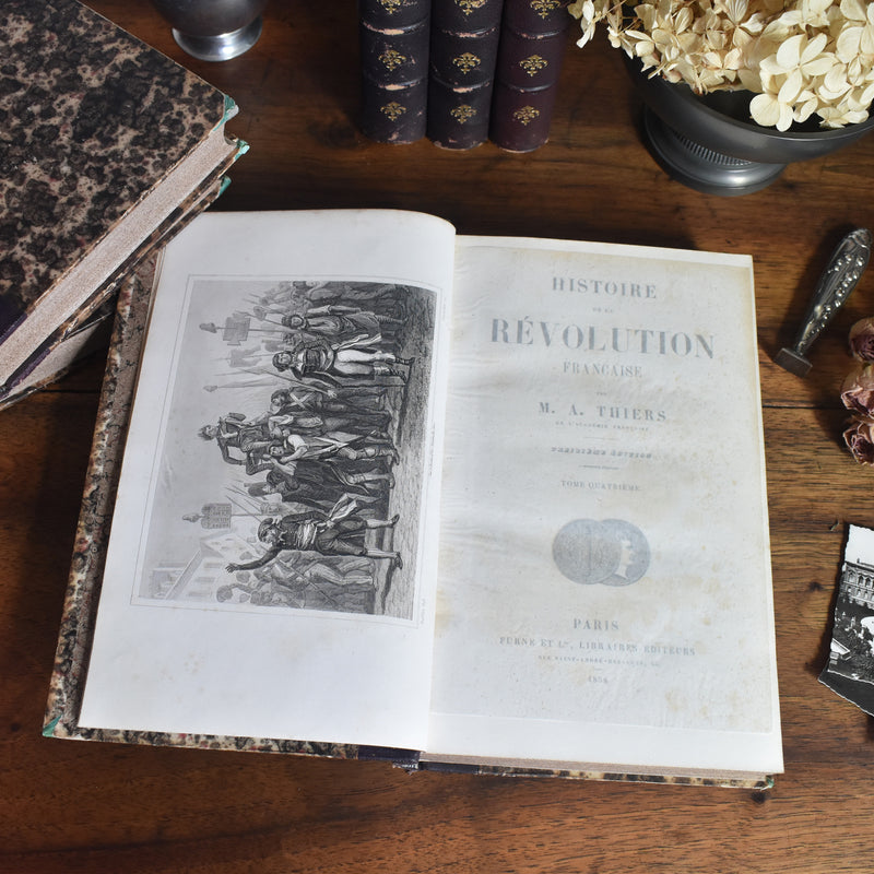 Antique Book A. THIERS Révolution Française Tome 4