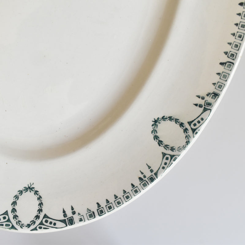 Vintage Oval Plate, Saint-Amand, Ceranord