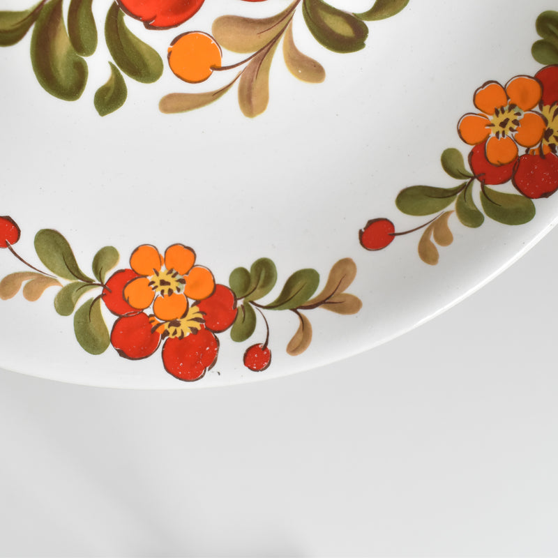 ヴィンテージ深皿 オルシー ムランデルー Fleurs Oranges B