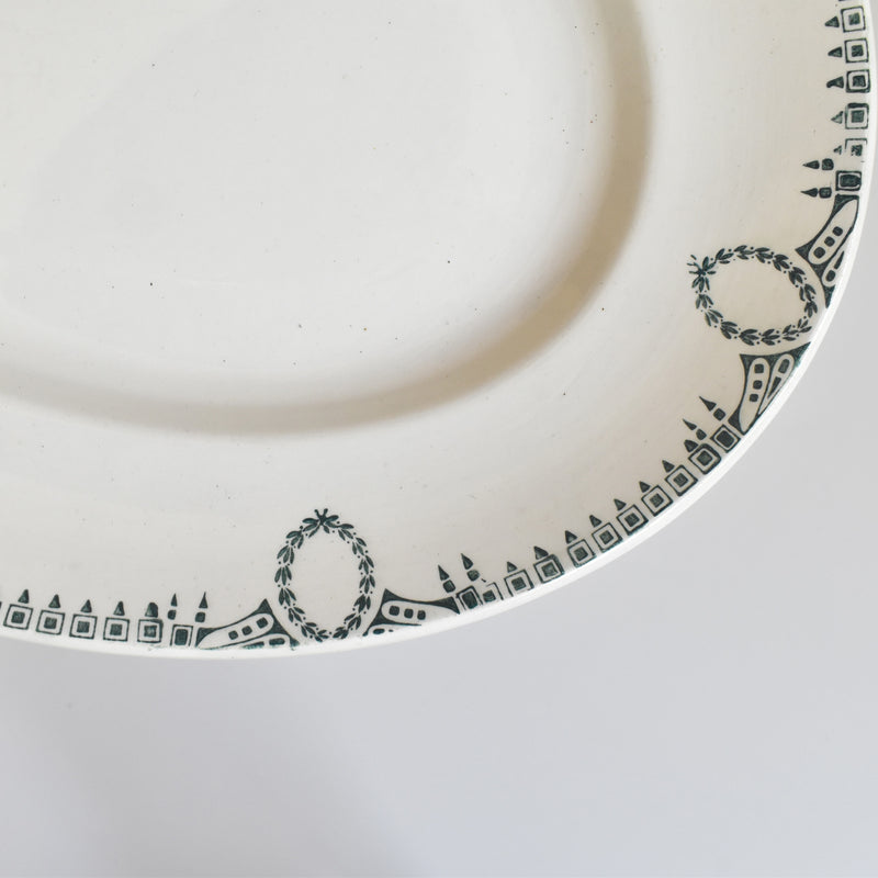 Vintage Oval Plate, Saint-Amand, Ceranord