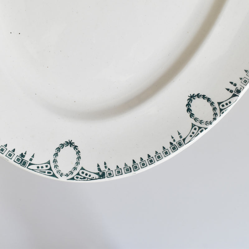 Vintage Oval Plate, Saint-Amand, Ceranord