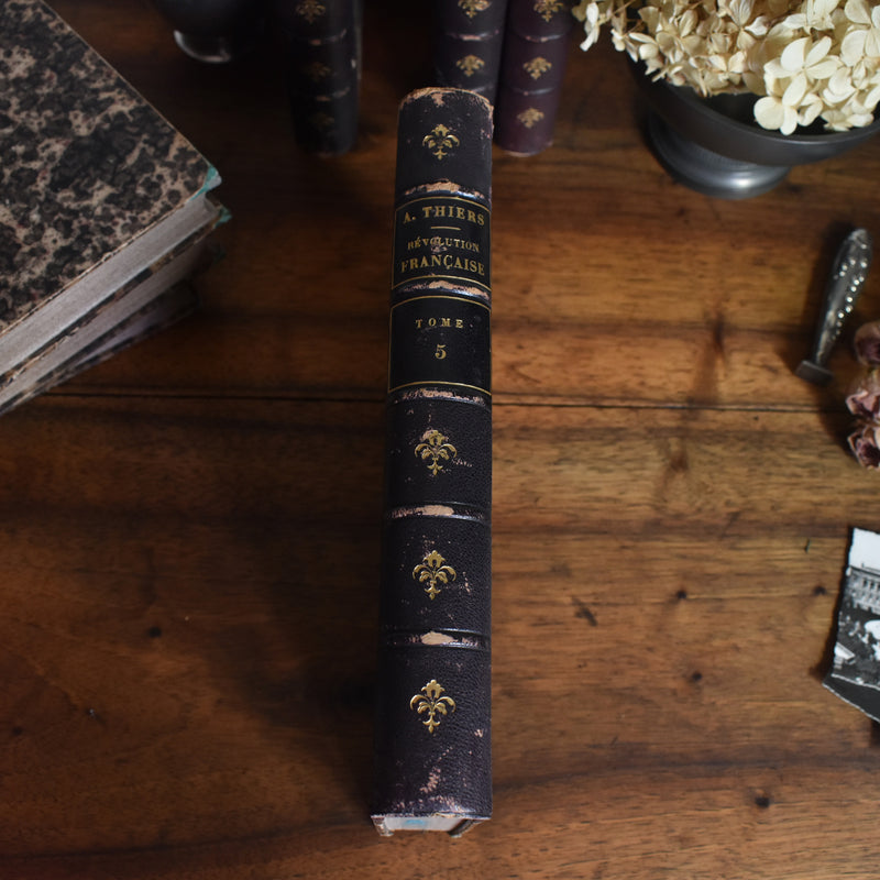 Antique book A.THIERS Révolution Française Tome 5