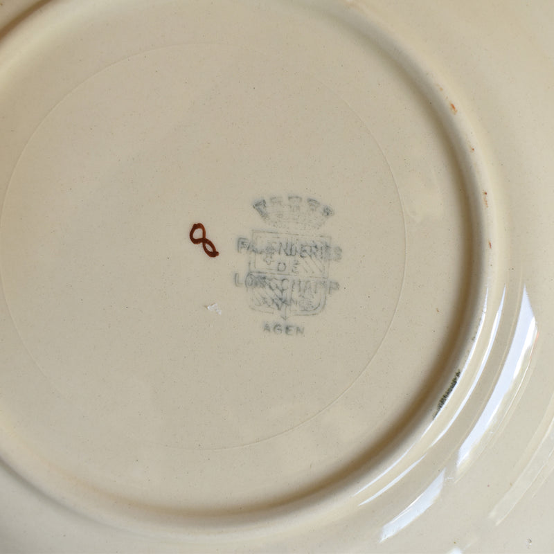 Vintage Plate Longchamp Agen C