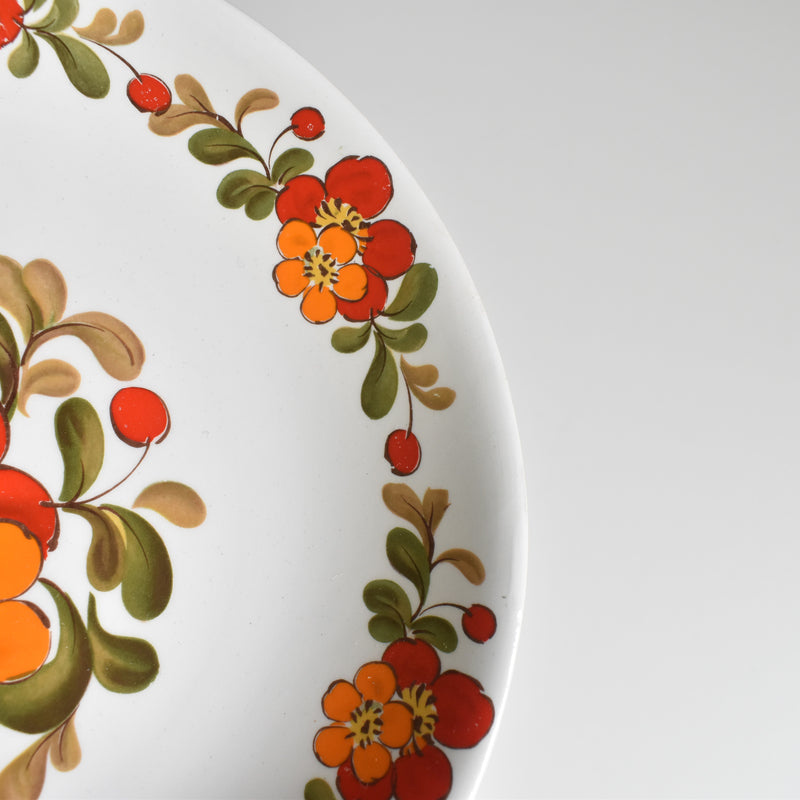ヴィンテージ深皿 オルシー ムランデルー Fleurs Oranges B