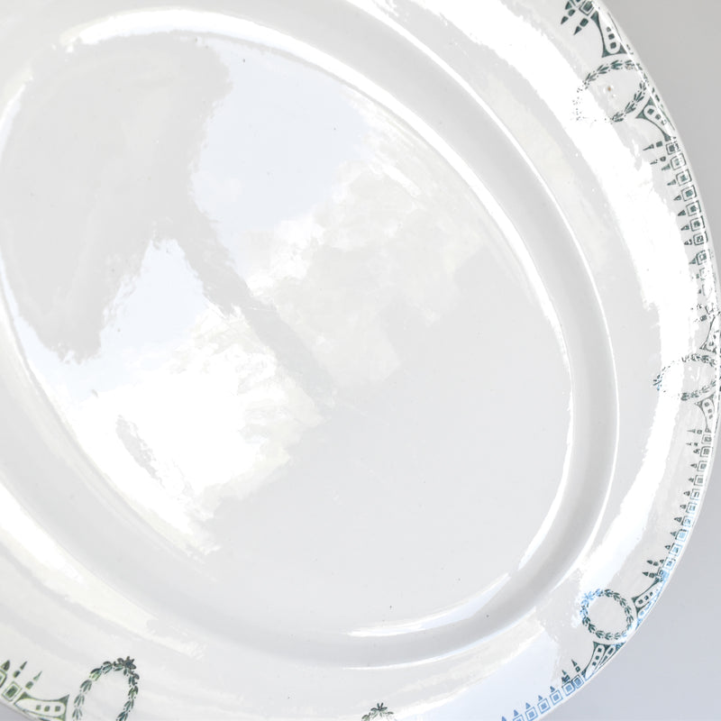 Vintage Oval Plate, Saint-Amand, Ceranord