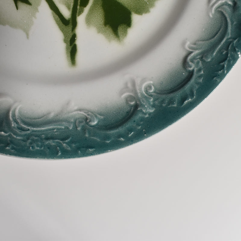 Antique Plate Pecsonne Raisins C