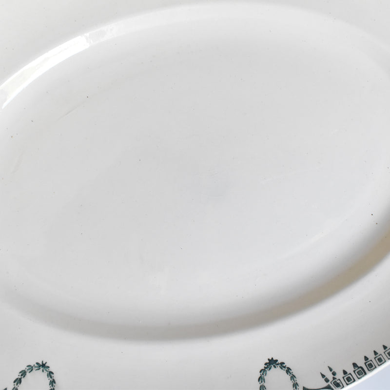 Vintage Oval Plate, Saint-Amand, Ceranord