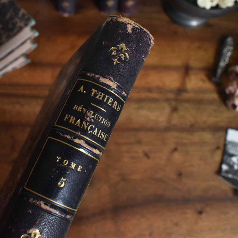 Antique book A.THIERS Révolution Française Tome 5