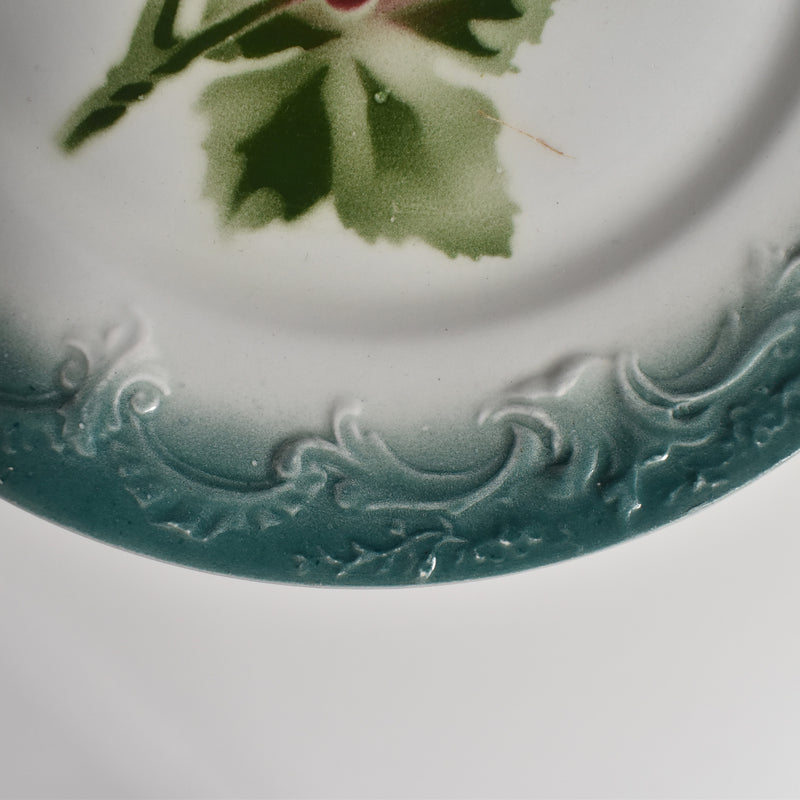 Antique Plate Pecsonne Raisins C