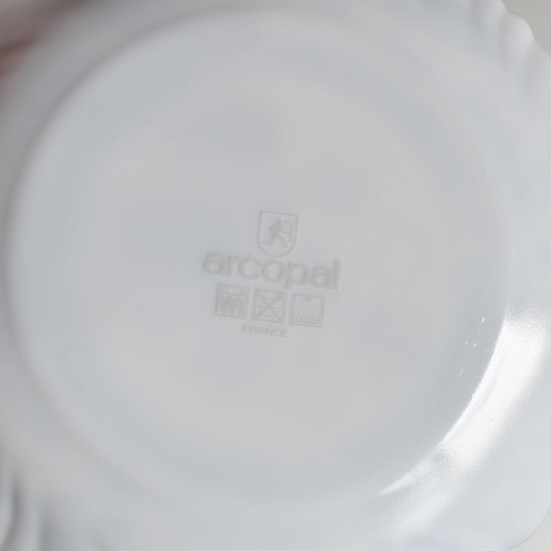 ヴィンテージガラスデザートプレート ARCOPAL Honorine
