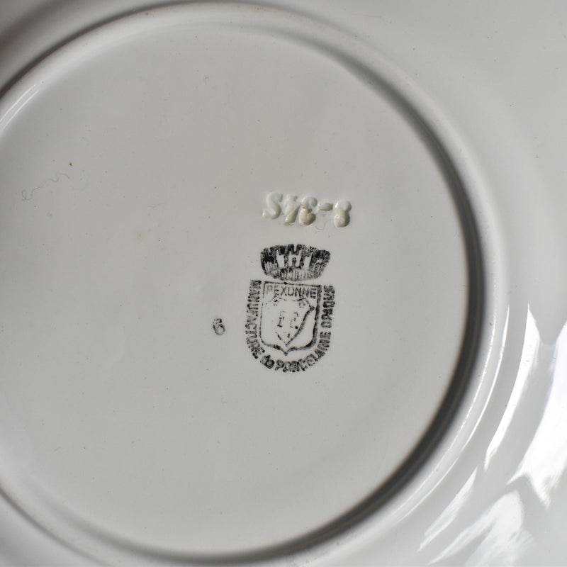 Antique Plate Pecsone Raisins D
