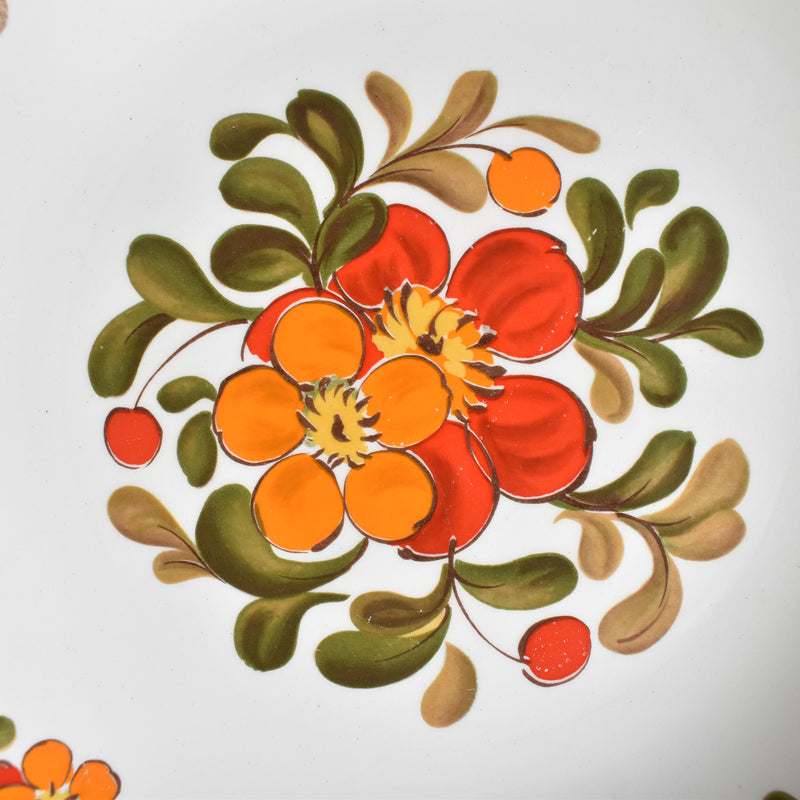 ヴィンテージ深皿 オルシー ムランデルー Fleurs Oranges C
