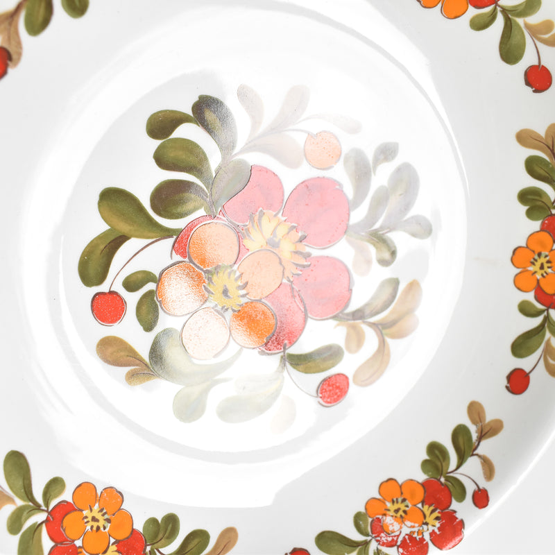 ヴィンテージ深皿 オルシー ムランデルー Fleurs Oranges C
