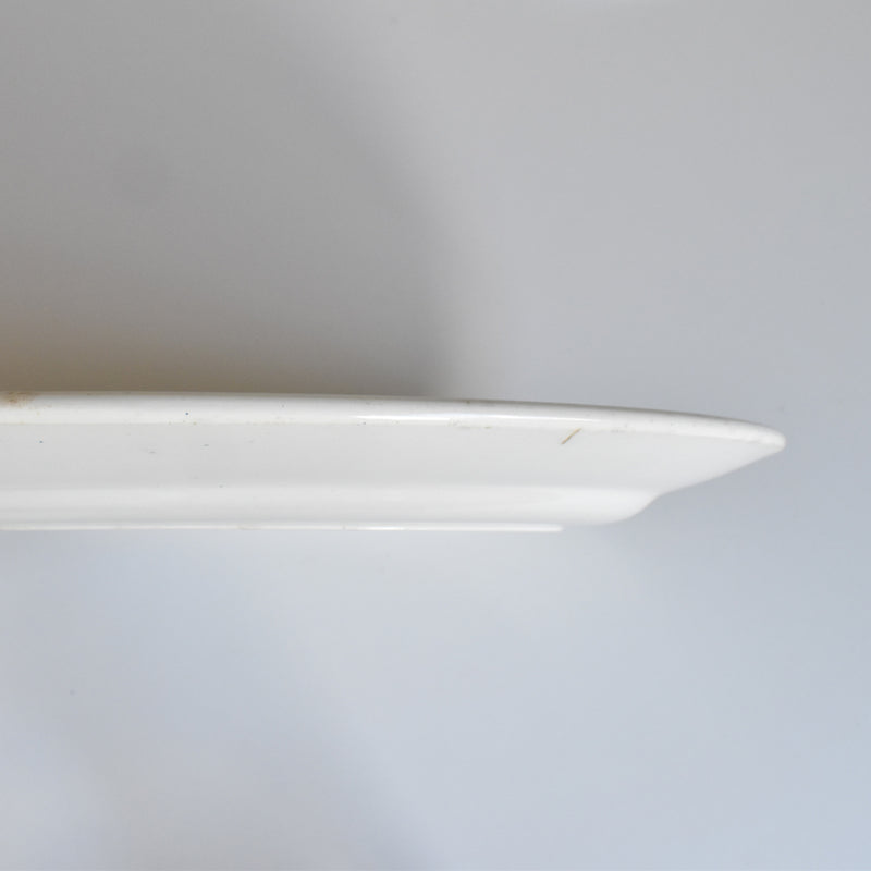 Vintage Oval Platter Saran E.Charbonnier