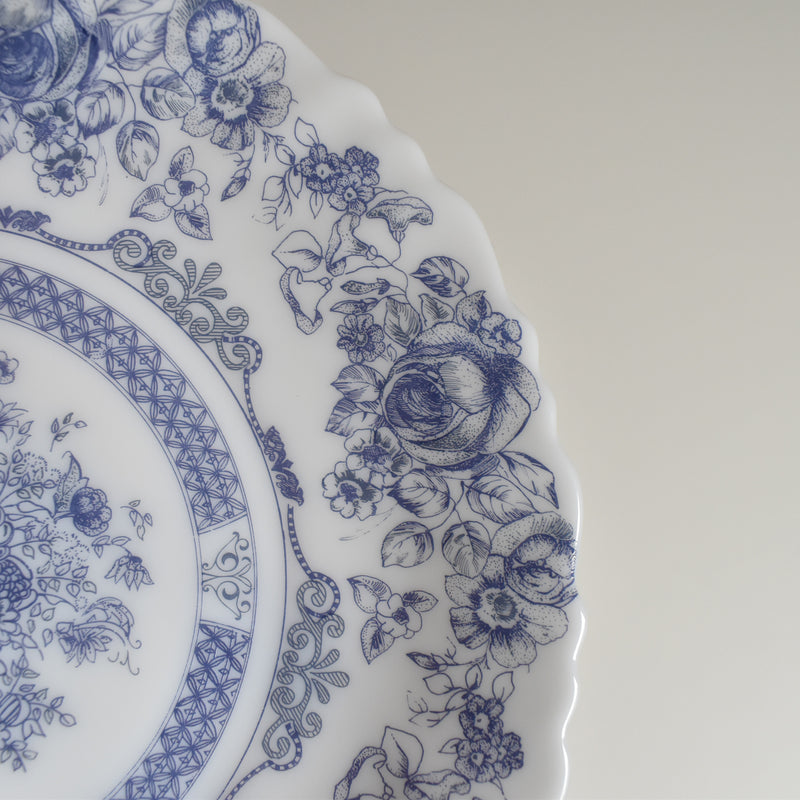 ヴィンテージガラスデザートプレート ARCOPAL Honorine