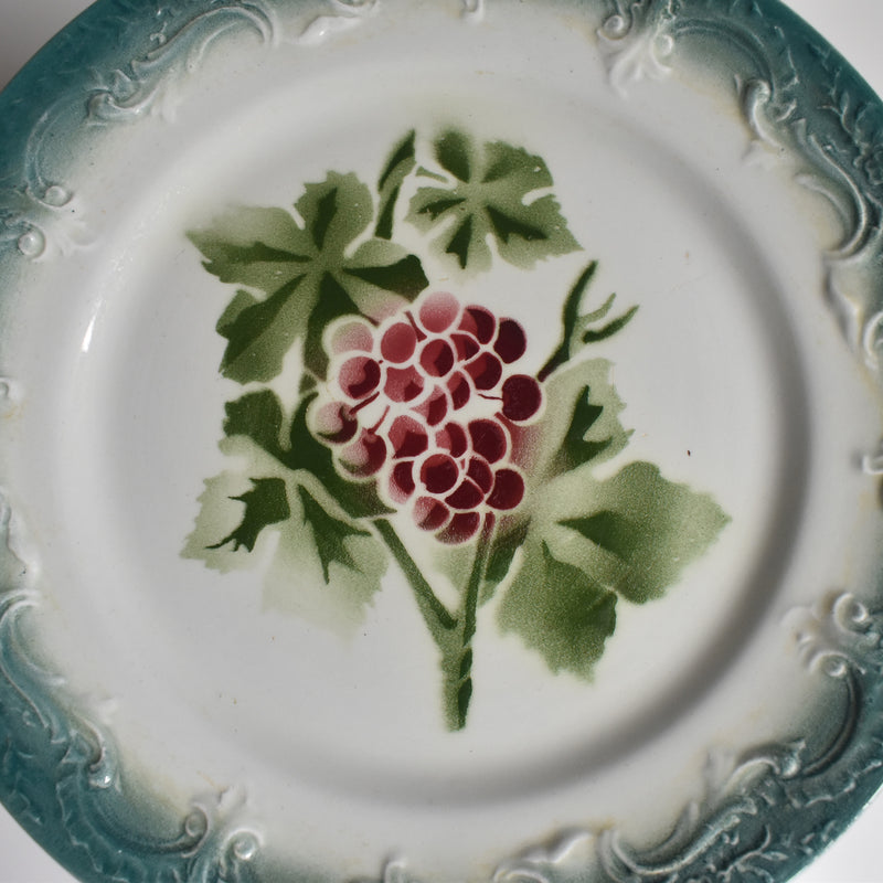 Antique Plate Pecsone Raisins D