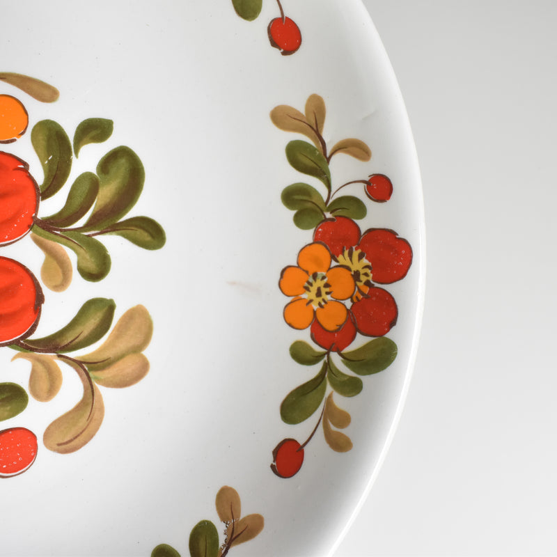 ヴィンテージ深皿 オルシー ムランデルー Fleurs Oranges C