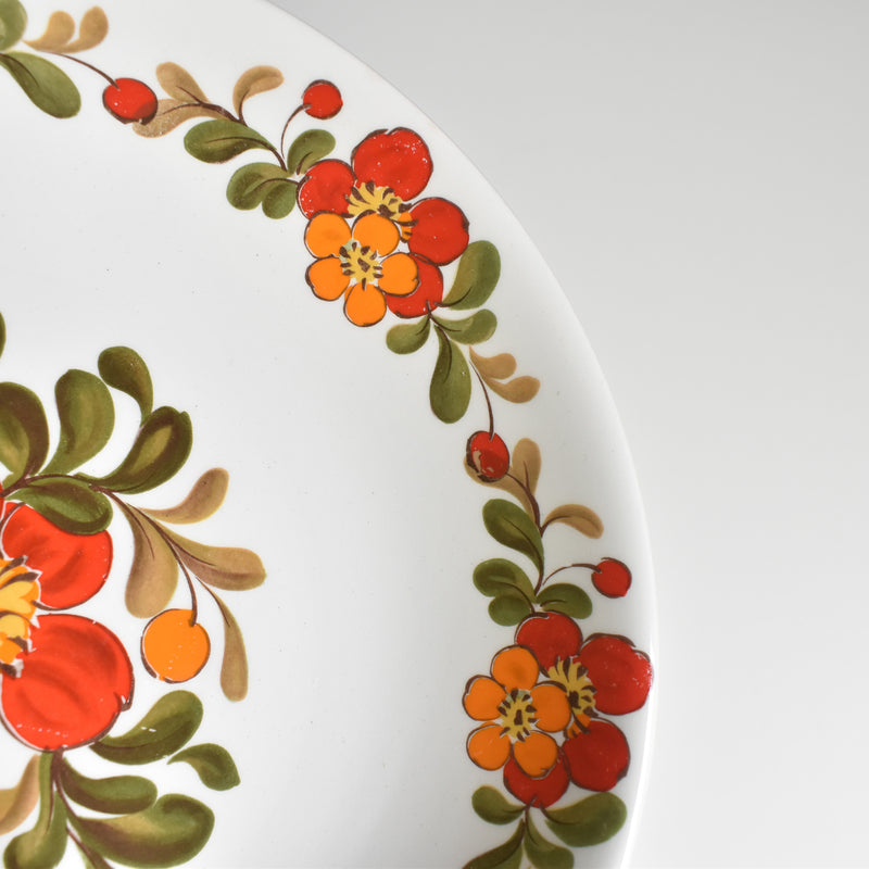 ヴィンテージ深皿 オルシー ムランデルー Fleurs Oranges C