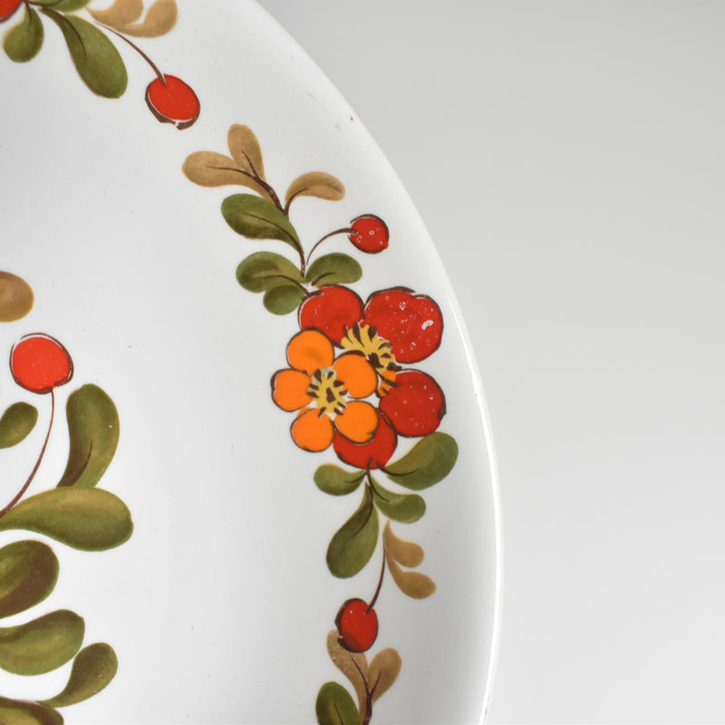 ヴィンテージ深皿 オルシー ムランデルー Fleurs Oranges C