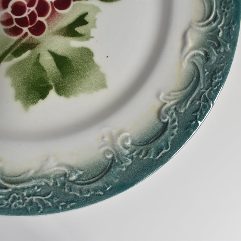 Antique Plate Pecsone Raisins D