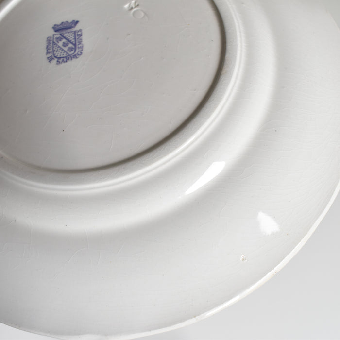 アンティークデザートプレート サルグミンヌ La chasse N8