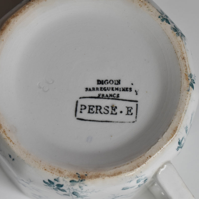 Vintage Teacup, Digoin & Sarreguemines Perse E