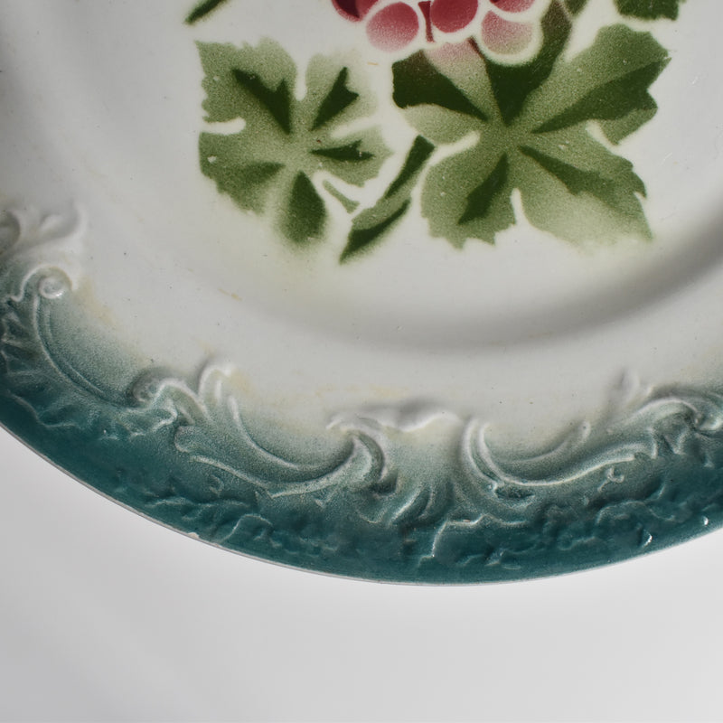Antique Plate Pecsone Raisins D