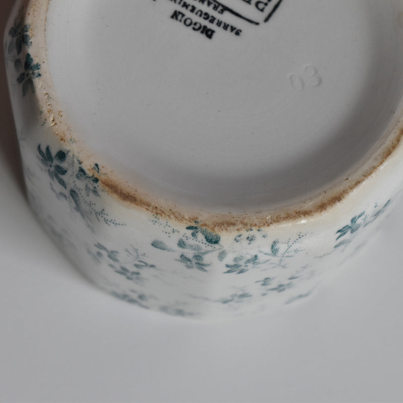 Vintage Teacup, Digoin & Sarreguemines Perse E