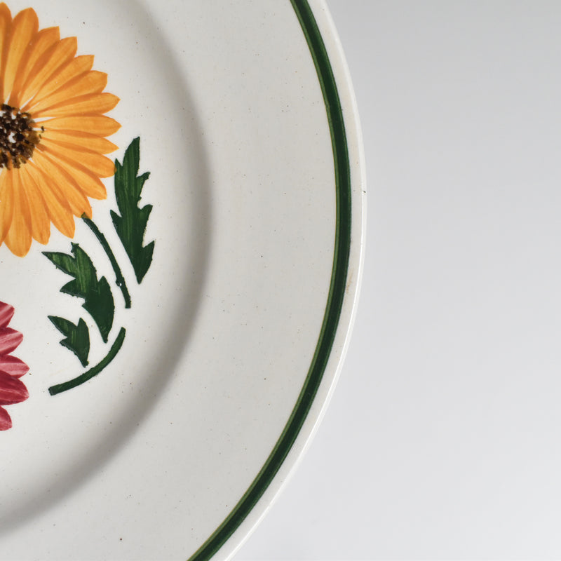 Vintage Plate Digoin & Sarreguemines Chalons D