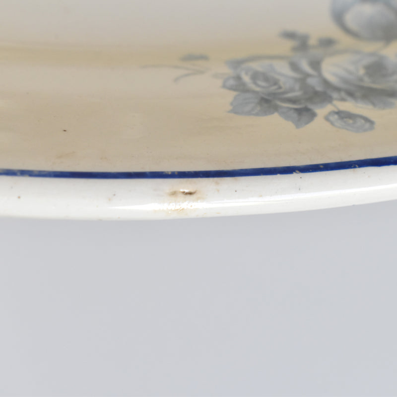 Vintage Oval Platter Saran E.Charbonnier