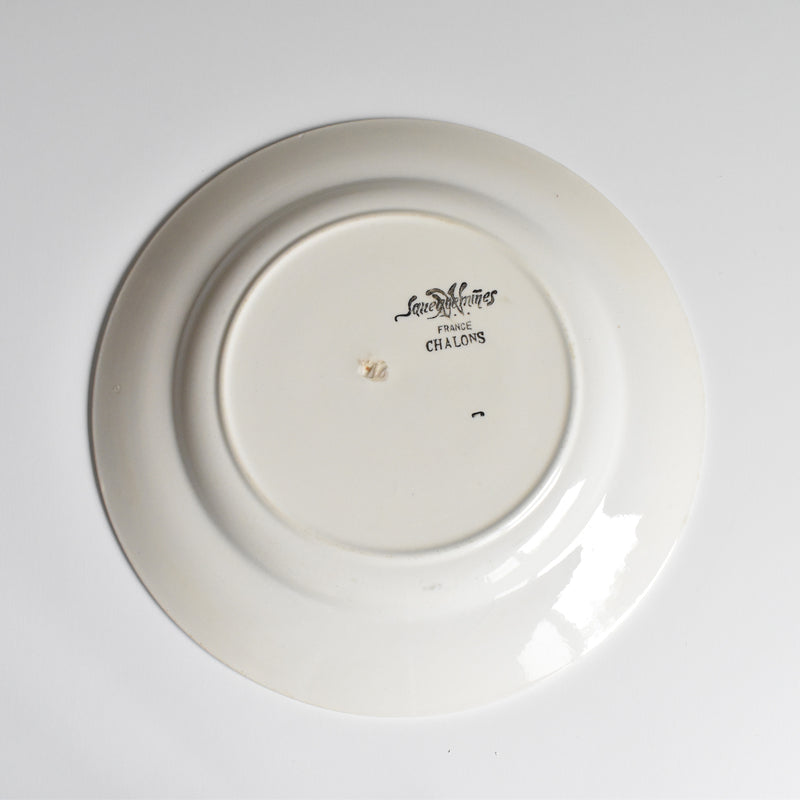 Vintage Plate Digoin & Sarreguemines Chalons E