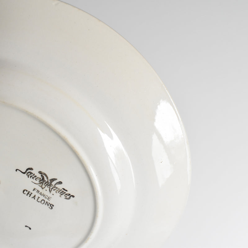 Vintage Plate Digoin & Sarreguemines Chalons E