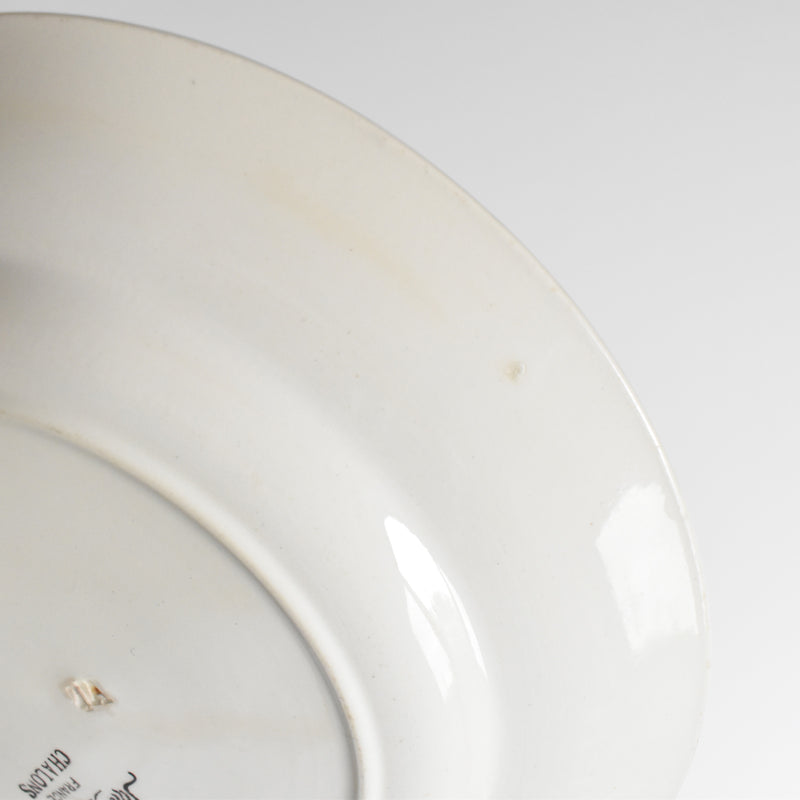 Vintage Plate Digoin & Sarreguemines Chalons E