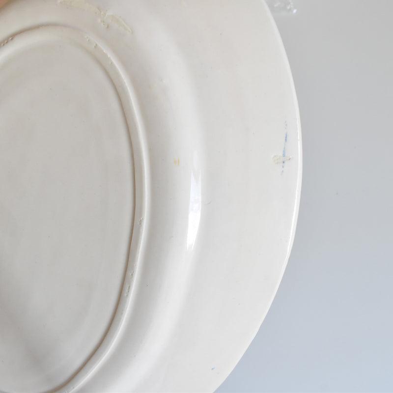 Antique Oval Platter, Faiencerie du Midi AB&Cie