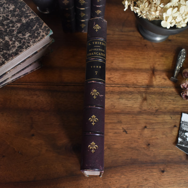 Antique book A. THIERS Révolution Française Tome 7