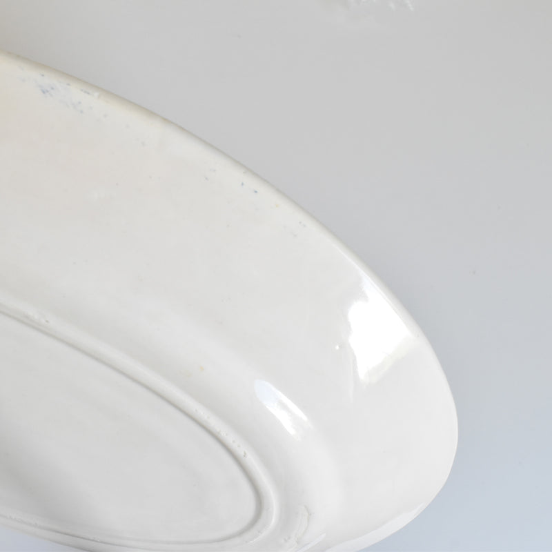 Antique Oval Platter, Faiencerie du Midi AB&Cie