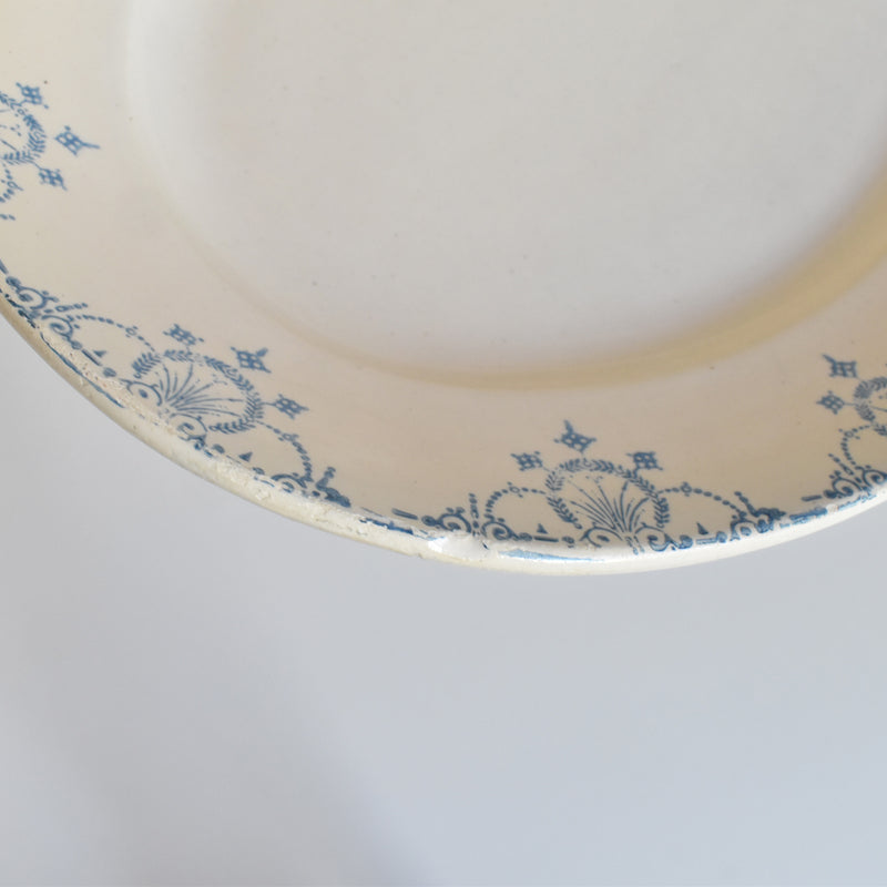 Antique Oval Platter, Faiencerie du Midi AB&Cie